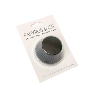 Baking Cups |  50 Pack Black Foil Baking Cups – 4.4Cm Baking Baking Cups