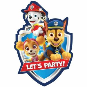 Birthday Invitations |  8 Pack Paw Patrol Adventures Postcard Invitations Birthday Invitations Birthday Invitations