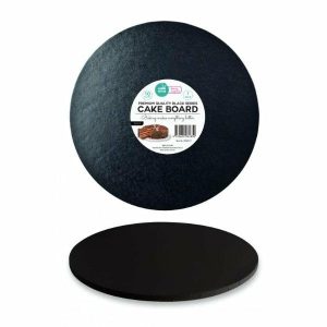 Cake Boards |  Black Round Premium Heavy Duty Professional Cakeboard – 25.4Cm X 0.6Cm Baking Cake Boards