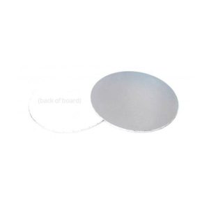 Cake Boards |  Loyal Masonite Silver Round Board – 25Cm Baking Cake Boards