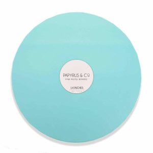 Cake Boards |  Pastel Blue Round Masonite Cake Board – 35.6Cm Baking Cake Boards