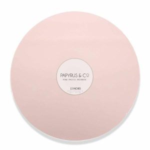 Cake Boards |  Pastel Pink Round Masonite Cake Board – 30.5Cm Baking Cake Boards