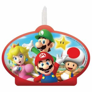 Cake Candles |  Super Mario Brothers Candle – 11Cm X 7Cm Baking Cake Candles