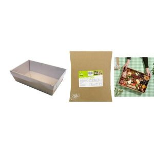 Cake & Cupcake Boxes |  Brown Grazing Box With Clear Lid – 27.3Cm X 17.4Cm X 8Cm Baking Cake & Cupcake Boxes