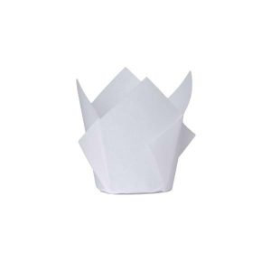 Cake & Cupcake Boxes |  Fs Tulip Cupcake Case White 20Pk Baking Cake & Cupcake Boxes