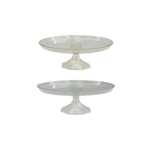 Cake & Cupcake Stands |  Large Round Glitter Reusable Cake Stand – 30Cm X 5Cm Baking Cake & Cupcake Stands