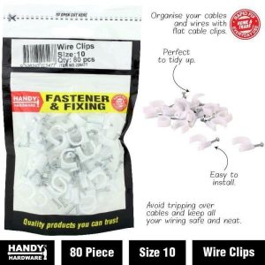 Clips & Hooks |  80 Pack Witre Clips – Size 10 Clips & Hooks Clips & Hooks