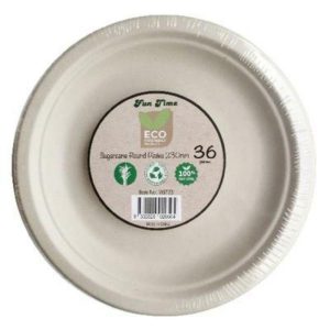 Eco-Friendly Party Supplies |  36 Pack Sugarcane Plates – 230Mm Eco-Friendly Party Supplies Eco-Friendly Party Supplies