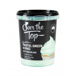 Edible Toppings |  Over The Top Pastel Green Buttercream Icing – 425G Baking Edible Toppings