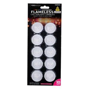 Fairy Lights |  10 Pack Led Colour Changing Tealight Candles Fairy Lights Fairy Lights