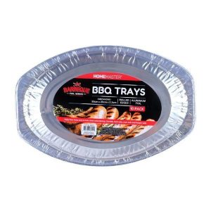 Foil Trays |  10 Pack Foil Bbq Trays – 30Cm X 20Cm X 2.3Cm Catering Supplies Foil Trays