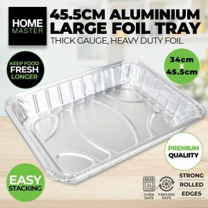 Foil Trays |  Premium Foil Tray – 46Cm X 34Cm X 6.8Cm Catering Supplies Foil Trays