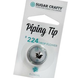 Icing Tips |  Sugar Crafty Drop Flower Icing Tip #224 Baking Icing Tips