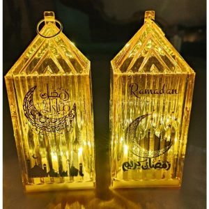 Lanterns |  Mini Gold Acrylic Lantern – 15Cm Lanterns Lanterns