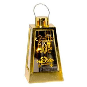 Lanterns |  Mini Gold Or Silver Plastic Eid Lantern – 5.6Cm X 6.4Cm X 12.5Cm Lanterns Lanterns