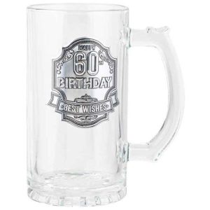 Milestone Birthday |  60Th Birthday Badge Beer Stein Birthday Party Supplies Milestone Birthday