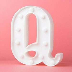 Number & Letter Led Lights |  Led Letter Light Q – 22Cm X 19.5Cm X 4.5Cm Number & Letter Led Lights Number & Letter Led Lights