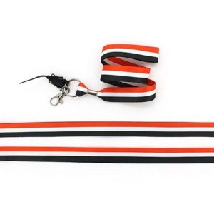 Party Badges |  Orange/White/Black Team Colour Lanyards Birthday Party Supplies Party Badges