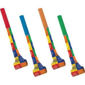 Party Blowouts |  8 Pack Block Party Blowouts Party Blowouts Party Blowouts