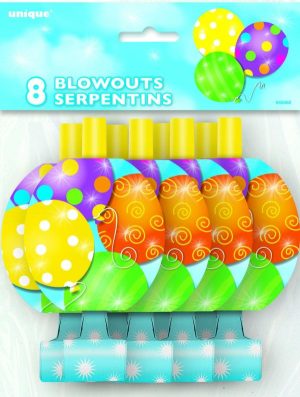 Party Blowouts |  8 Pack Twinkle Balloons Blowouts Party Blowouts Party Blowouts