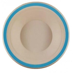 Party Bowls |  10 Pack Light Blue Sugarcane Bowls – 16Cm Party Tableware Party Bowls