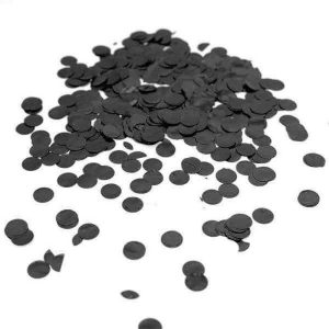 Party Confetti & Glitter |  Black Balloon 2Cm Confetti – 250G Party Confetti & Glitter Black