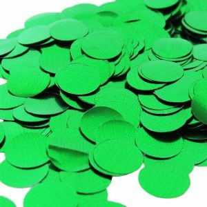 Party Confetti & Glitter |  Green Foil Confetti 1Cm – 250G Party Confetti & Glitter Green