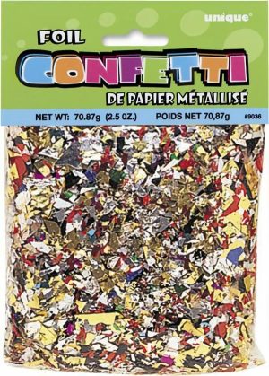 Party Confetti & Glitter |  Multi-Coloured Foil Confetti – 71G Party Confetti & Glitter Party Confetti & Glitter