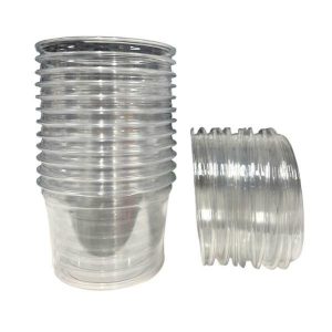 Party Cups |  12 Pack Clear Cups With Lids – 16Oz Party Cups Party Cups