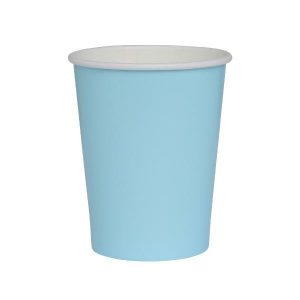 Party Cups |  20 Pack Pastel Blue Paper Cup – 260Ml Party Cups Party Cups