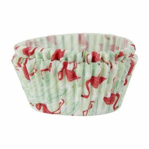 Party Cups |  40 Pack Flamingo Cupcake Cups – 5.5Cm X 3Cm Party Cups Party Cups