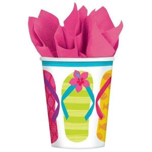 Party Cups |  50 Pack Flip Side Paper Cups Party Cups Party Cups