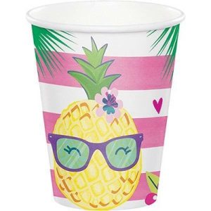 Party Cups |  8 Pack Pineapple N Friends Paper Cups Party Cups Party Cups