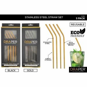 Party Drinking Straws |  5 Pack Stainless Steel Cocktail Straw Set Party Drinking Straws Party Drinking Straws