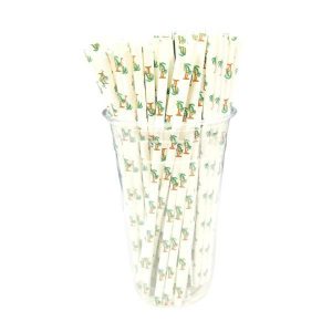 Party Drinking Straws |  50 Pack Coconut Tree Straws Party Drinking Straws Party Drinking Straws