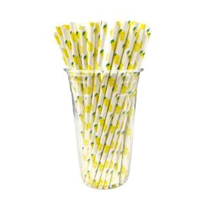 Party Drinking Straws |  50 Pack Lemon Straws Party Drinking Straws Party Drinking Straws