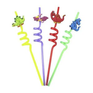 Party Drinking Straws |  Dinosaur Straws Party Tableware Party Drinking Straws