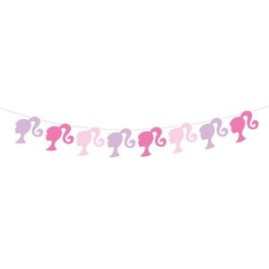 Party Garlands |  Barbie Paper Character Garland – 280Cm X 18Cm Party Decorations Party Garlands