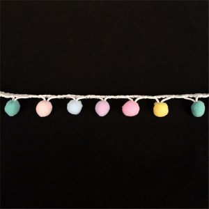 Party Garlands |  Diy Pompom Garland – 200Cm Party Decorations Party Garlands