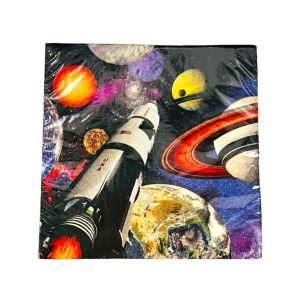 Party Napkins |  16 Pack Space Blast Napkins – 32.7Cm X 32.3Cm Party Napkins Party Napkins