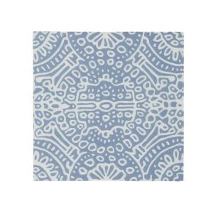 Party Napkins |  20 Pack Blue & White Baroque 3 Ply Napkins – 33Cm Party Napkins Party Napkins