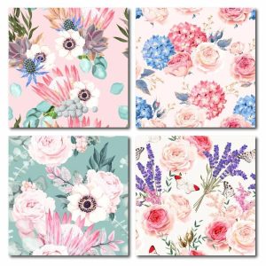 Party Napkins |  20 Pack Happy Blossom 2 Ply Napkins – 33Cm X 33Cm Party Napkins Assorted