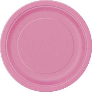 Party Plates |  8 Pack Hot Pink Paper Plates – 18Cm Party Plates Party Plates