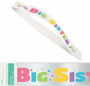 Party Sashes |  Big Sister Satin Sash Birthday Party Supplies Party Sashes