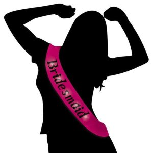 Party Sashes |  Flashing Pink Bridesmaid Sash! Featuring Flashing Led Lights Birthday Party Supplies Party Sashes