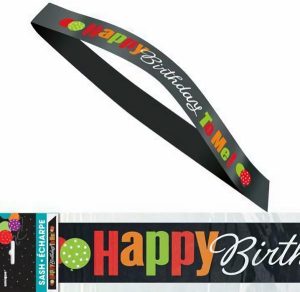 Party Sashes |  Happy Birthday To Me Birthday Cheer Satin Sash Birthday Party Supplies Party Sashes