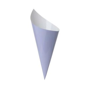 Popcorn Cups |  10 Pack Pastel Lilac Paper Snack Cone Catering Supplies Popcorn Cups