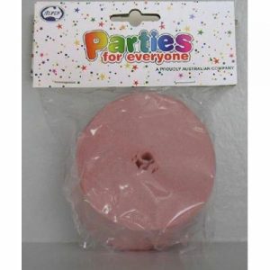 Streamers |  Pink Crepe Streamer – 30M Party Decorations Streamers