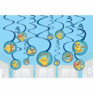 Swirls & Strings |  Pokemon Classic Spiral Decorations Party Decorations Swirls & Strings