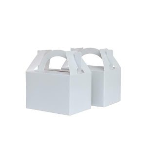 Treat Bags & Boxes |  10 Pack Cool Grey Lunch Box – 12.5Cm X 13.5Cm X 8.5Cm Catering Supplies Treat Bags & Boxes